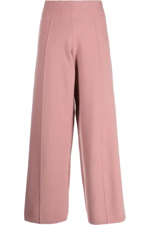 PRINGLE OF SCOTLAND Seam-detail wide-leg trousers