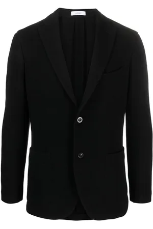 Boglioli Knitted single-breasted blazer