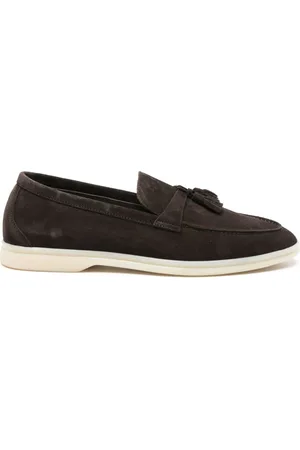 Scarosso Tassel-detail suede loafers