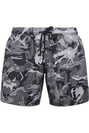 Philipp Plein Camouflage-print swim shorts