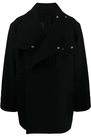 Rick Owens Double-breasted virgin wool coat