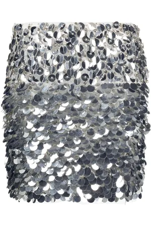Des Phemmes High-waisted sequin-embellished skirt
