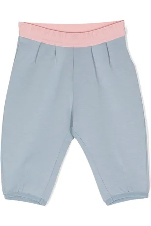 Emporio Armani Logo-waistband tapered track pants