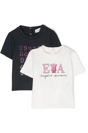 Emporio Armani Logo-print cotton T-shirt (pack of two)