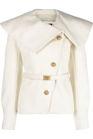 Balmain Belted wool jacket