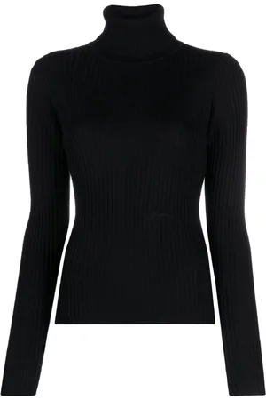 Ganni Cut-out merino-wool jumper
