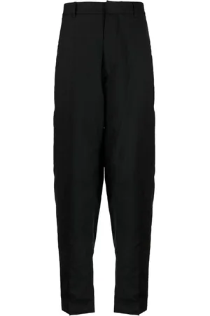 LARDINI Wool-blend tapered tailored trousers
