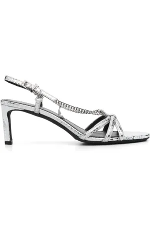 Zadig & Voltaire Sleepless 60mm embossed leather sandals