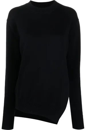 STUDIO NICHOLSON Shiso asymmetric-hem jumper
