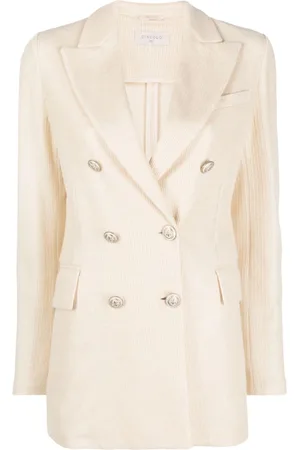 Circolo Double-breasted textured blazer