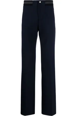 OFF-WHITE Stripe-detail straight-leg trousers