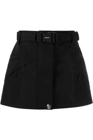 Prada Buckled Re-Nylon miniskirt