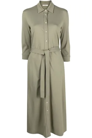 Circolo Long-sleeve midi dress