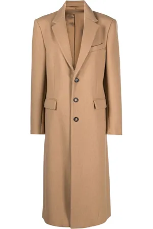 WARDROBE.NYC Single-breasted wool coat