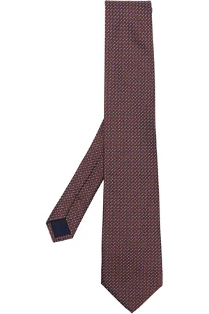 corneliani Geometric-print silk tie