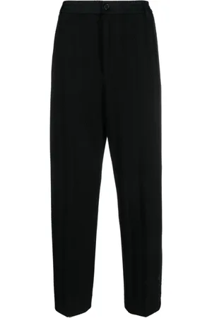 Missoni Chevron-knit straight-leg trousers