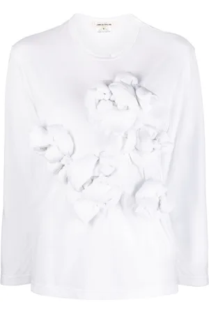 Comme des Garçons Appliqué-detail cotton T-Shirt