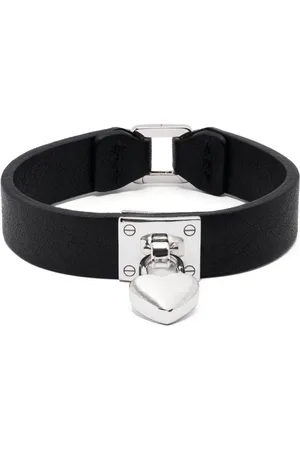 AMBUSH Heart-charm leather bracelet