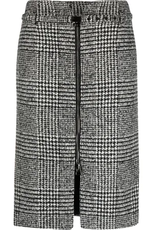 Tom Ford Check-print pencil skirt
