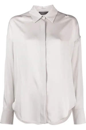 LORENA ANTONIAZZI Luna spread-collar button-up shirt
