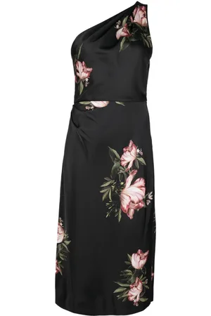 Sachin & Babi Carmen satin-finish midi dress