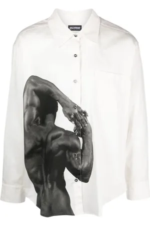 Honey Fucking Dijon X Robert Mapplethorpe photograph-print cotton shirt