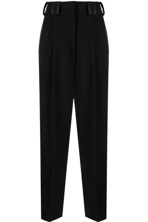 Moschino High-waist cropped trousers