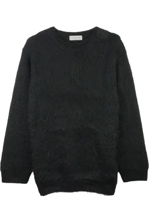 YOHJI YAMAMOTO Crew-neck brushed jumper