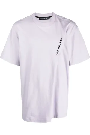 Y / PROJECT Pinched logo-embroidered cotton T-shirt