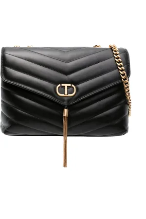 Twin-Set Dreamy quilted leather shoulder bag