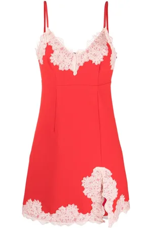 VIVETTA Lace-trim two-tone minidress