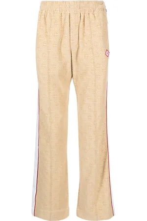Casablanca Monogram-jacquard velour track pants