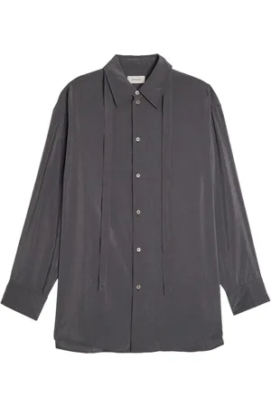 LEMAIRE Neck-tie cotton shirt