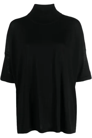 GENTRYPORTOFINO High-neck fine-knit top