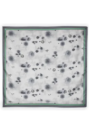 Giorgio Armani Logo-print silk foulard scarf
