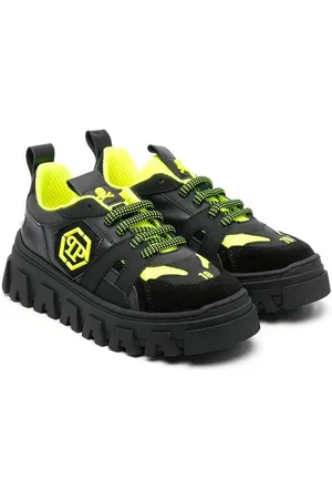 Philipp Plein Logo-patch lace-up sneakers