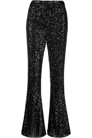 Twin-Set Sequinned flared trousers
