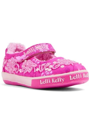 Lelli Kelly Logo-embroidered bead-embellished sneakers