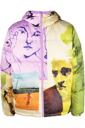 KIDSUPER STUDIOS Mismatched padded jacket