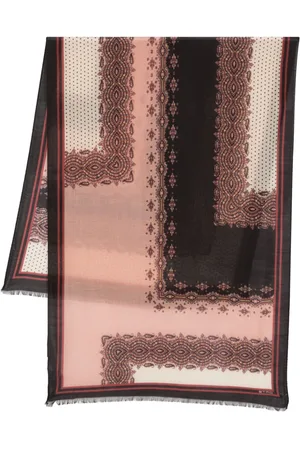 Etro Paisley-print frayed-edge scarf
