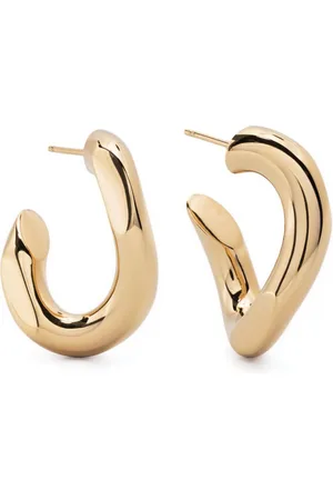 Isabel Marant Links sculpted-hoop earrings