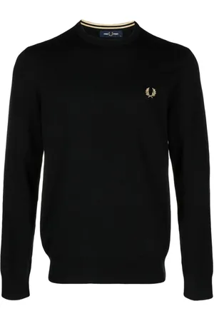 Fred Perry Logo-embroidered crew-neck jumper
