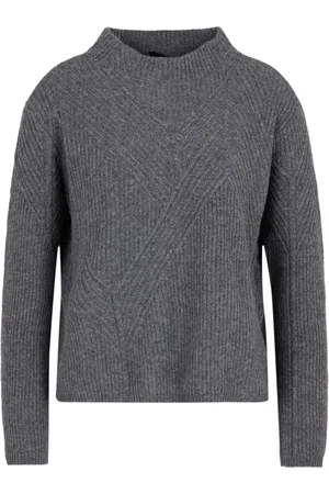 Emporio Armani Ribbed-knit wool-blend jumper