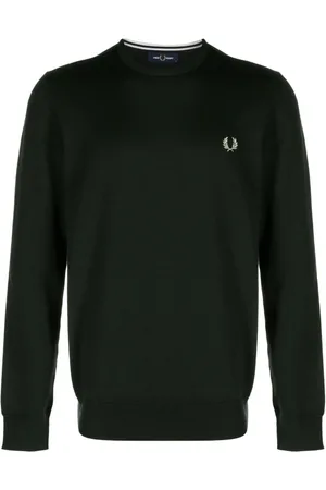 Fred Perry Logo-embroidered crew-neck jumper