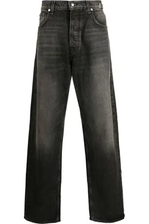 Rhude Mid-rise wide-leg jeans