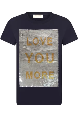 Elie saab Sequin-panel cotton T-shirt