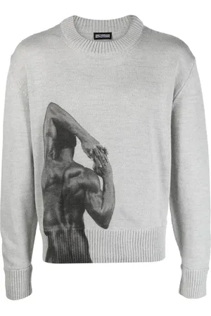 Honey Fucking Dijon Intarsia-knit wool-blend jumper