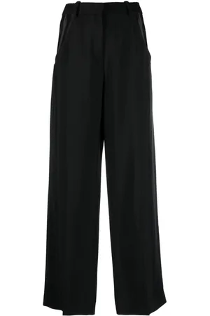 MUGLER Wide-leg cut-out trousers