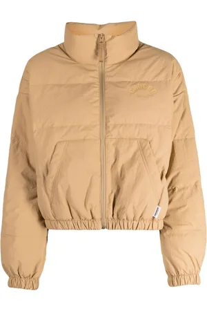 Chocoolate Logo-patch quilted padded jacket