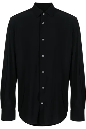 Boggi Milano Classic-collar stretch shirt